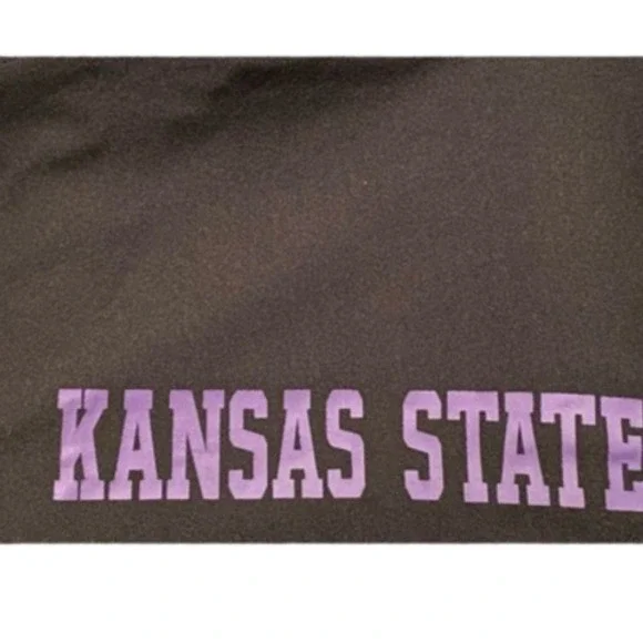 Colosseum Women's Size Small K-State Wildcats Black Purple Biker Shorts New - Picture 5 of 7